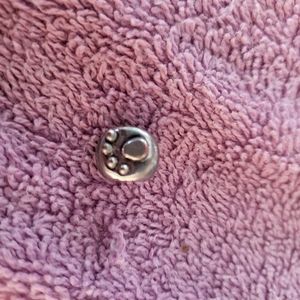 Puppy footprint charm